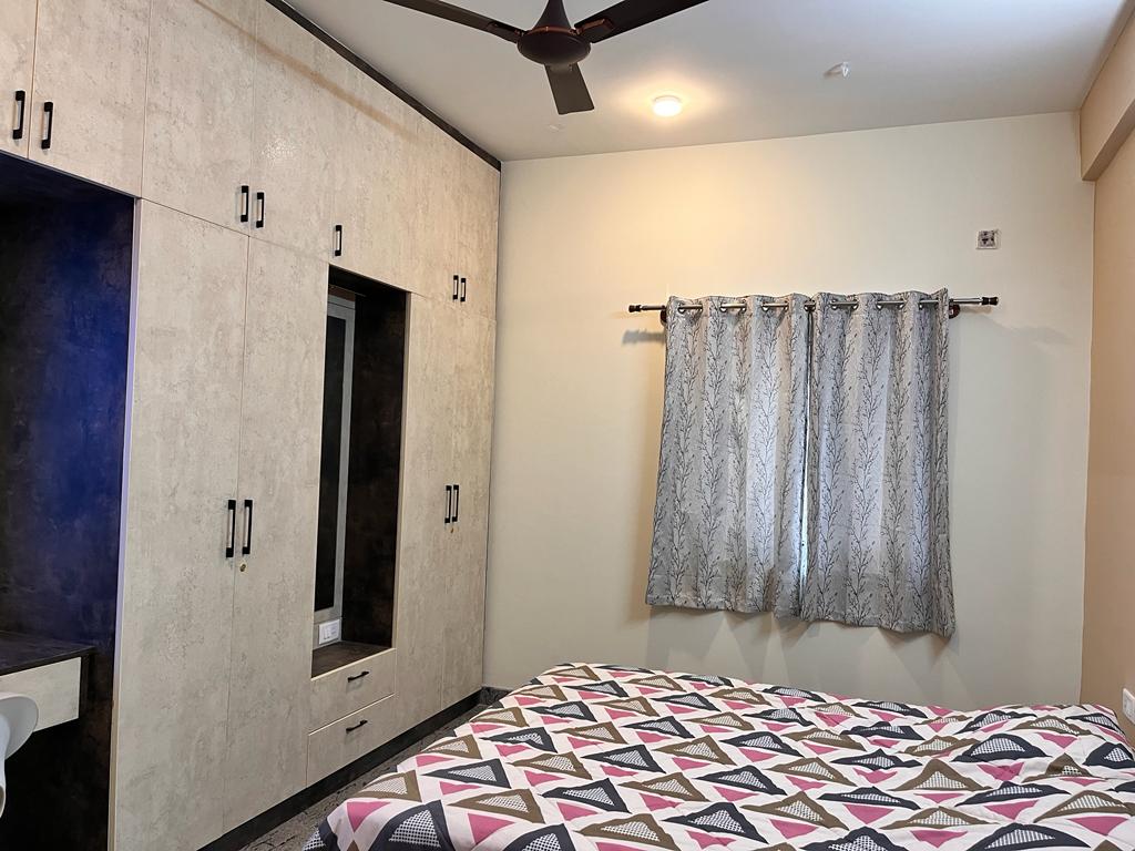 Guest bedroom at Saptha Sagara Villa